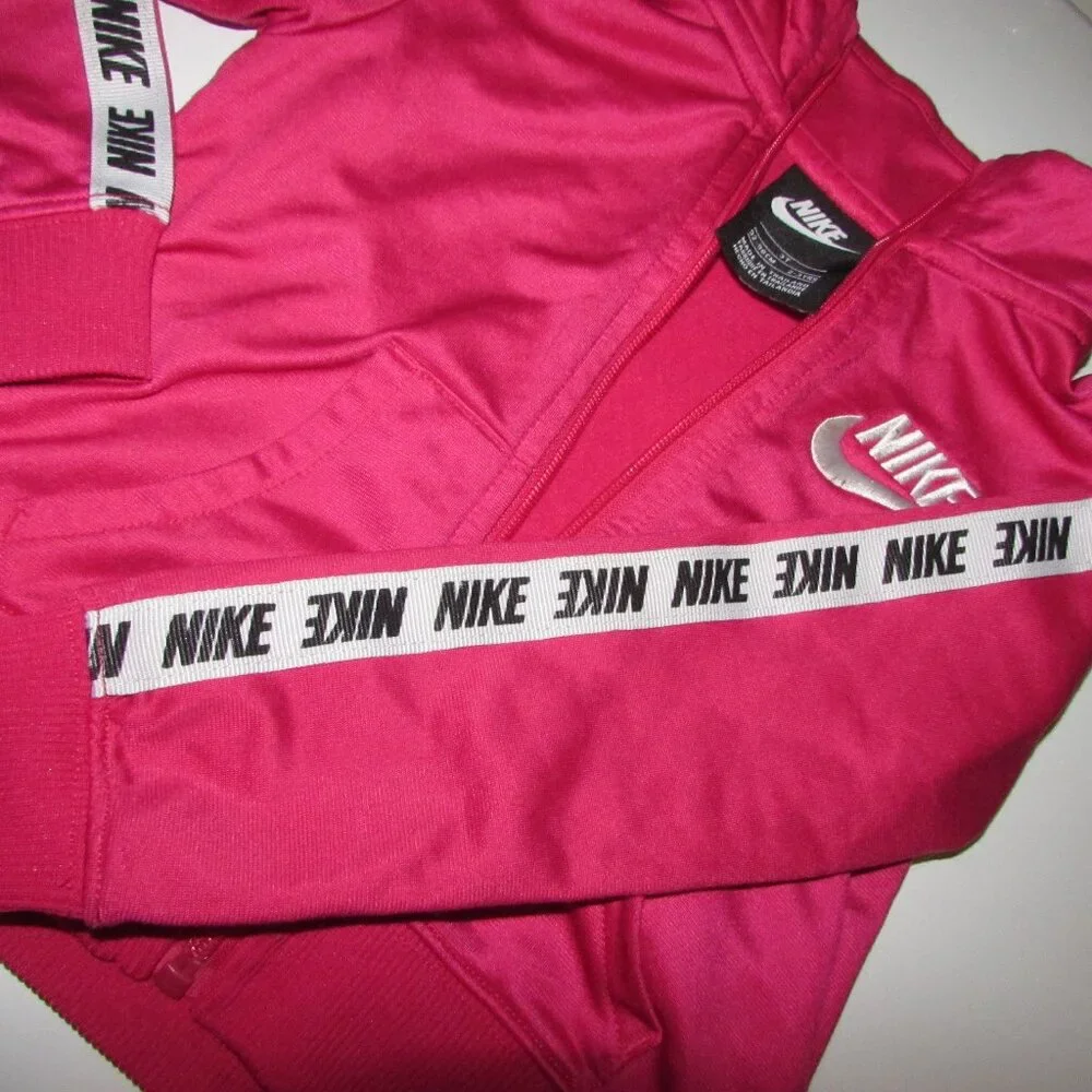 NIKE Pink Sweat Jacket Toddler Size 3T Gym Coat - Picture 4 of 9